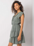 Suknelė Och Bella Sukienka-TW-SK-BI-26594.36P-khaki