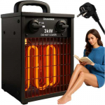 Elektrinis &scaron;ildytuvas Kaminer 3000W, IPX4