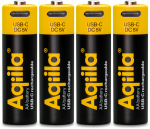 Aqiila - USB-C Rechargeable Baterija - Size AA - 2000 mAh - 4 pack