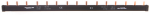 Schneider Electric Schneider 14813 Domae &scaron;ukos bėgelis, 3 polių, 63A, L = 405mm, 15x27mm 14813