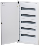 Kanlux 29326 Metalinis modulinis skirstytuvas 5x18 pavir&scaron;inis IP30 N+PE I klasė baltos durys KP-DB-I-MS-518 balta 29326