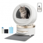 MOVA Smart Self-Cleaning Cat Litter Box | MeowgicPod LR10A | Baltas