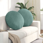 Sėdynių pagalvėlės 2 pcs Jūrinė žalia &Oslash;60 x 21 cm Aksomas