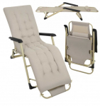Sulankstomas sodo gultas 60x177x30cm Trizand
