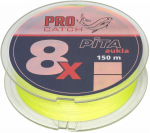Pintinė virvelė Pro Catch X8 0.15mm 150m geltona