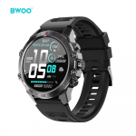BWOO i&scaron;manusis laikrodis WA-08 1.43 colio AMOLED, juodas