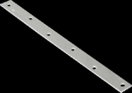 Montavimo plok&scaron;telė, 296x22x2,0mm, cinkuota