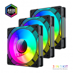 Gamemax Case Fan | KF300R BK | Juodas