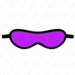 Kink Masked Allure KINK Scale Texture Bandage Violetinė Edge 20x7 cm - Stylish Bondage Priedas
