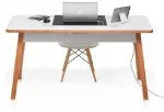 BlueLounge StudioDesk XL 150 cm ra&scaron;omasis stalas su kabelių skyriumi &ndash; (SD2-WH-XL)