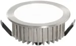 5,8W LED įleidžiamas &scaron;viestuvas FUSION, nikelio sp., 4000K