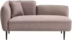 Sofa Beliani Kairysis gultas CHEVANNES &scaron;viesiai rudas