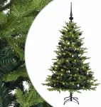 Dirbtinė kalėdinė eglutė su rutuliuku 120 cm 150 LED