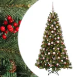 Dirbtinė kalėdinė eglutė su rutuliuku 240 cm 300 LED