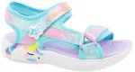 Vaiki&scaron;kos basutės Skechers Unicorn Dreams su LED, rožinės