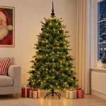 Dirbtinė kalėdinė eglutė su rutuliuku 240 cm 300 LED
