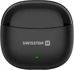 Swissten TWS Mini TUNE belaidės stereo ausinės su mikrofonu, juodos