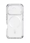 Dėklas ITSkins AVANA Starlight su MagSafe skirtas iPhone 17/18 Pro. Sidabrinė