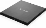 Diktofonas Verbatim I&scaron;orinis plonas Blu-ray įra&scaron;ymo įrenginys + USB 3.0 laidas, juodas 43890