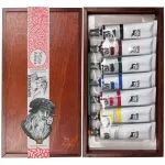 Renesans Oils for Art aliejiniai dažai 7x60ml medinėje dėžutėje