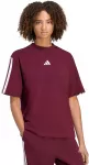 Moteri&scaron;ki mar&scaron;kinėliai adidas Essentials 3-Stripes Boyfriend bordinė KF6287 (XS)