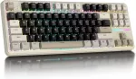 ATTACK SHARK mechaninė žaidimų klaviatūra X87, 87 klavi&scaron;ų, Bluetooth, 2,4 GHz, RGB