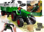 PENGBU RC nuotoliniu būdu valdomas žaislinis traktorius su priekaba, 2,4 GHz, 6661-NY