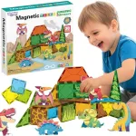 Magnetinės kaladėlės Woopie, magnetinės jungtys