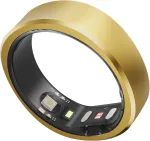 Ringconn Gen 1, i&scaron;manusis žiedas moterims/vyrams, be programėlės prenumeratos, dydis parenkamas su dydžių nustatymo rinkiniu, 7 dienų baterijos veikimo laikas, kūno rengybos ir miego stebėjimo prietaisas, suderinamas su Ios ir Android (aukso spalvos, ...