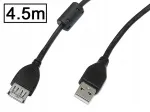 Gembird Usb 2.0 Highspeed 480mb/s A/male-a/female hq feritas 4.5m ilgintuvas