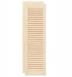 Vidaxl Žaliuzinės spintelės durelės, 2 vnt., 99x29,5 cm, masyvo