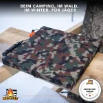 &Scaron;ildoma sėdynės pagalvėlė su baterija, skirta veiklai lauke, balkonui, parko suoliukui ir stovyklavimui. Sulankstoma ir ne&scaron;iojama, atspari vandeniui ir purvui, su apsauga nuo perkaitimo ir usb jungtimi.