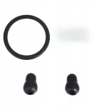 2 antgalių rinkinys stetoskopo ausinėms, Pvc, keičiami, ligoninė