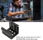 Default Aliuminio 4 skyrių 2.5" Hdd/ssd laikiklis