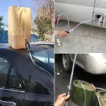 Lotvic 10 mm rankinis siurblys, 2 vnt. alyvos siurblys, rankinis kuro siurblys, perkėlimo siurblys, ne&scaron;iojamas siurbimo siurblys, benzino siurblys, skirtas automobilio variklio bakui kanistrui