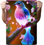 Diamond painting deimantinis paveikslas mozaika 5d vaikams pauk&scaron;tis