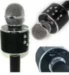 Akai Skleplolki Karaoke mikrofonas dainavimui Bluetooth belaidis garsiakalbis Ws858 juodas