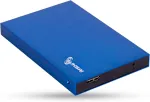Suhsai 500gb portable i&scaron;orinis kietasis diskas, ki&scaron;eninis atsarginis hdd, 2.5 colio i&scaron;orinė duomenų saugojimo kietasis diskas, usb 3.0 kietasis diskas, suderinamas su žaidimų pc, mac, ne&scaron;iojamuoju kompiuteriu, - mėlynas