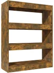 Spintelė knygoms/pertvara, ąžuolo, 80x30x103cm, mediena