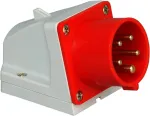 Kopp Cee Sieninis Ki&scaron;tukas 32a 400v Raudonas 5-pin