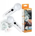 Objektyvas Didinamasis stiklas su led ap&scaron;vietimu 8x 37mm Jakemy Jm-z19