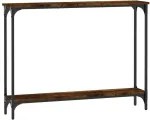 Konsolinis staliukas, dūminio ąžuolo, 100x22,5x75cm, mediena