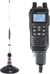Ne&scaron;iojama CB radijo stotelė PNI Escort HP 82, daugiastandartė, 4W, 12V, AM-FM su PNI ML70 CB antena su magnetu