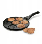 Indukcinė keptuvė 7x pancakes blynams Konighoffer Animals 26,5 cm