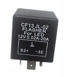 Cf13 jl 3 led mirksėjimo relė automobilių posūkių signalams
