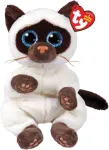 Ty Beanie Babies Miso Sijamo Katytė 15 cm - Mink&scaron;tas pliu&scaron;inis žaislas vaikams