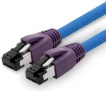 1conn 2 m Cat8 Gigabit Ethernet tinklo kabelis 40 Gb S Ftp Lszh Cat 8 duomenų kabelis Rj45 mėlynas - 1 vnt. 2 m