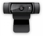 Logitech HD Pro Webcam C920 - 1920 x 1080 pikselių - H.264 - USB 2.0 - Juodas - Clip - 1.8 m