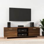 TV staliukas Televizoriaus spintelė, ruda ąžuolo, 140x40,5x35cm, mediena