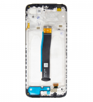 Dėklas LCD ekranas + jutiklinis blokas + priekinis dangtelis, skirtas Xiaomi Redmi 10C Juodas (pakeitimų paketas)